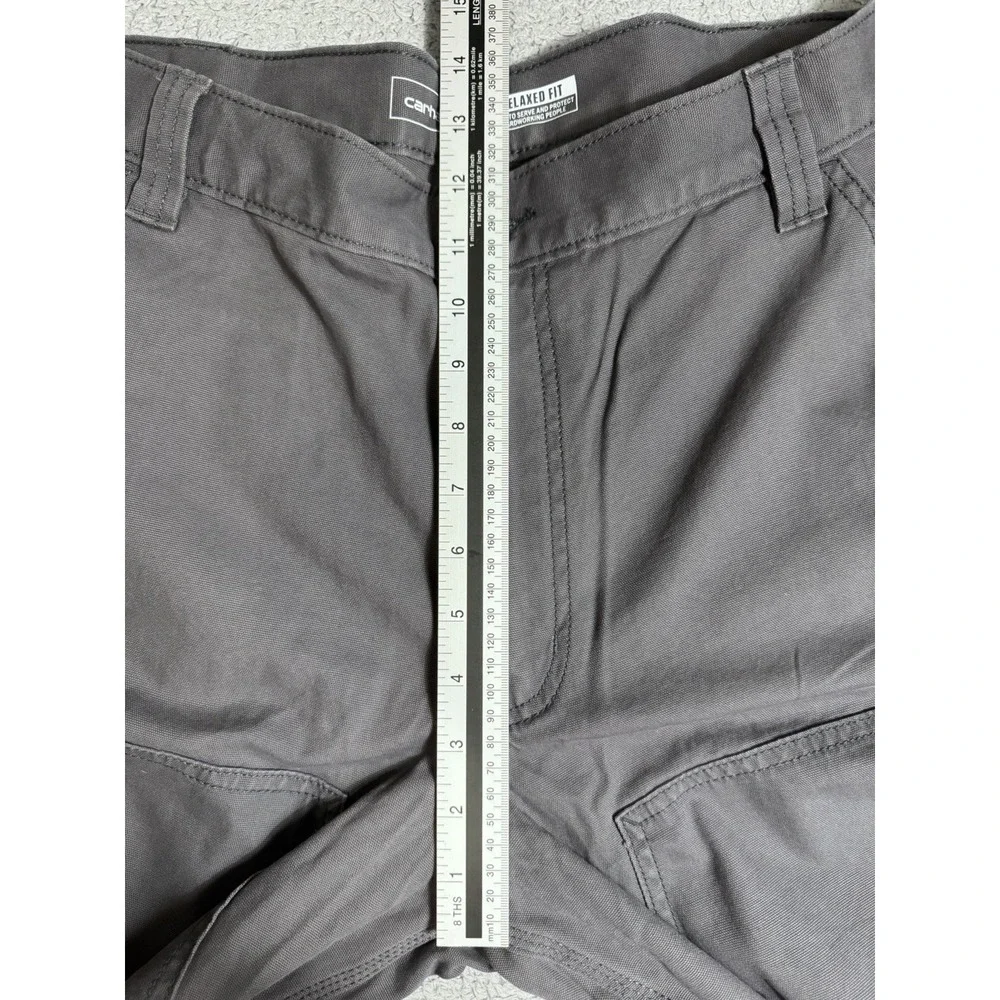 Carhartt BN2802-M 36x36 Relaxed Rugged Flex Double Front Utility Pants Dim Grey